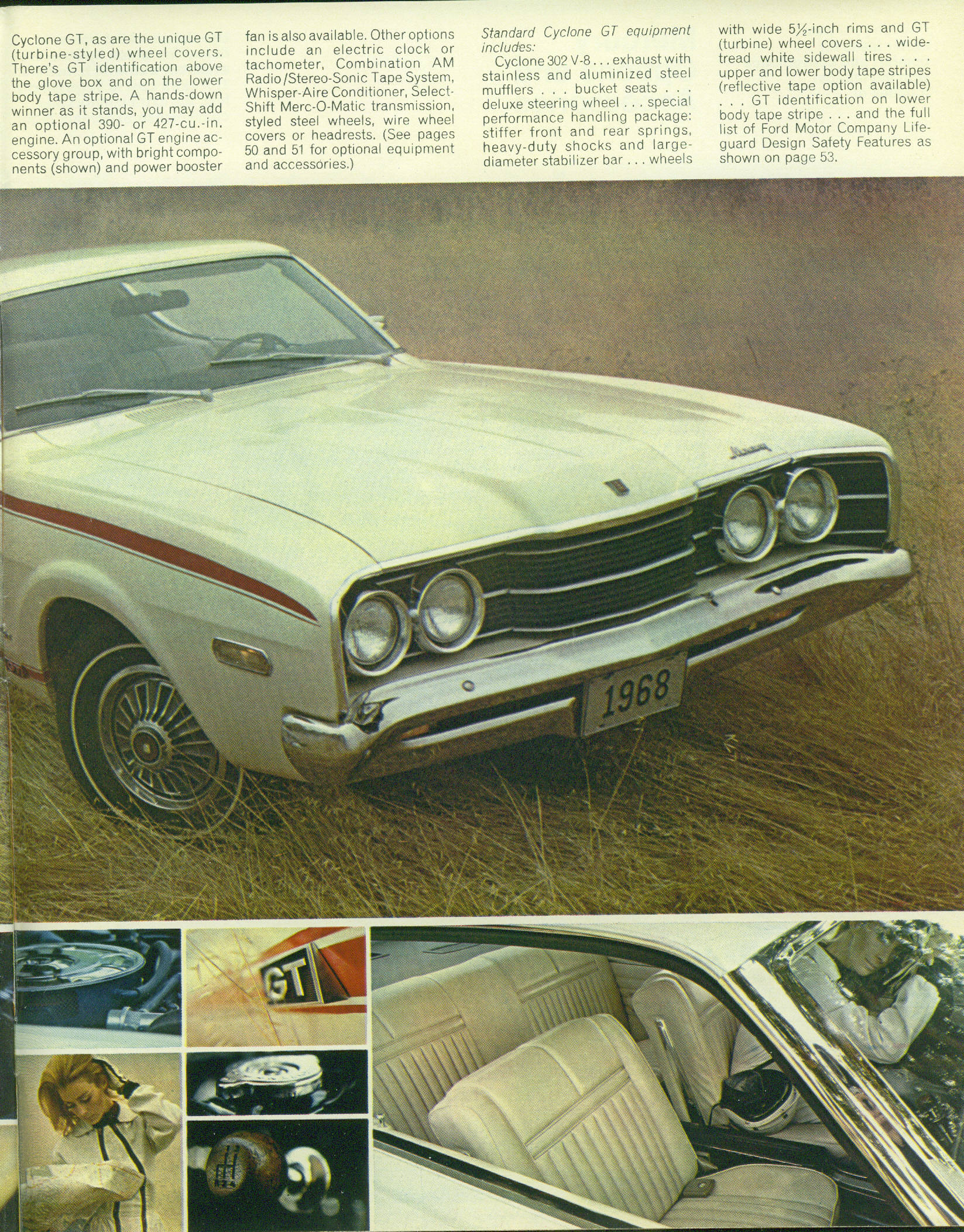 1968 Mercury Brochure Page 50